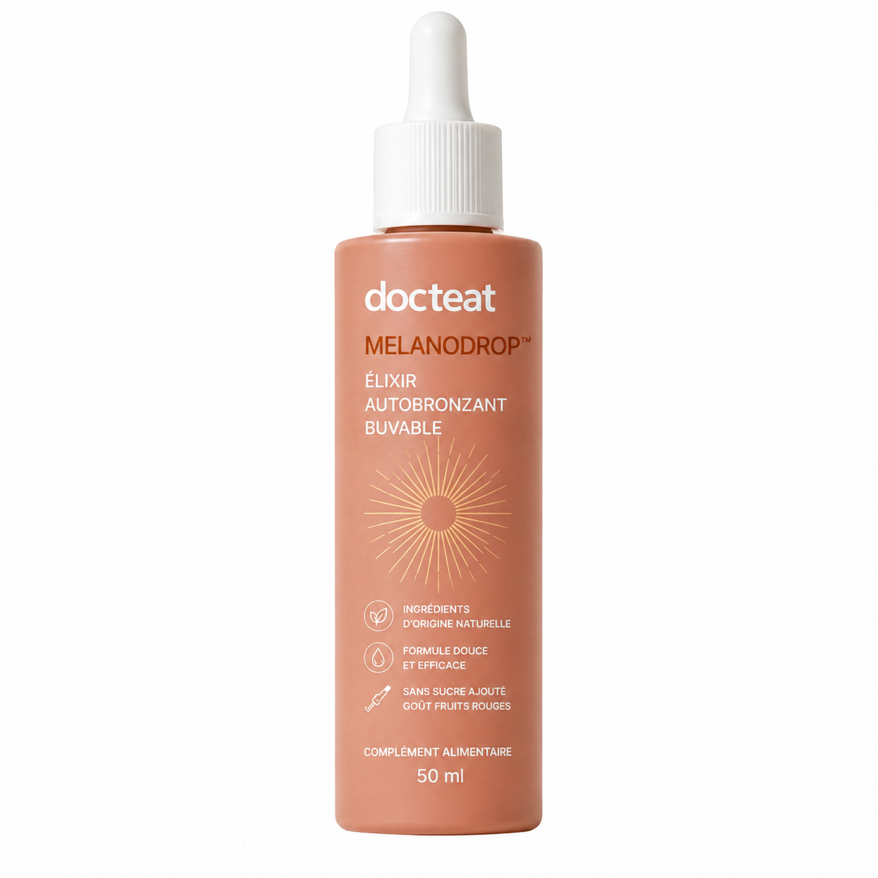 MelanoDrop™ Élixir Autobronzant Buvable | Affichez un bronzage parfait en 7 jours, sans UV ni exposition au soleil !