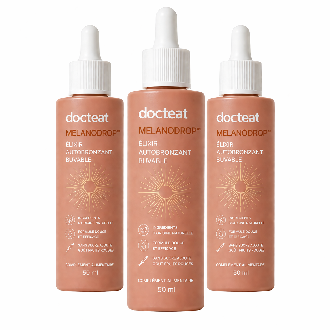 MelanoDrop™ Élixir Autobronzant Buvable | Affichez un bronzage parfait en 7 jours, sans UV ni exposition au soleil !
