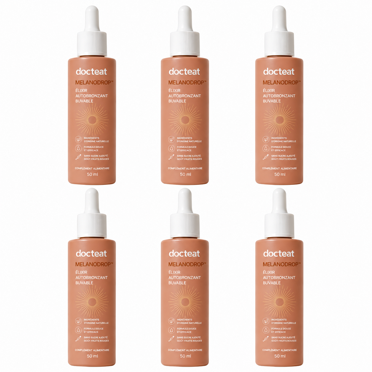 MelanoDrop™ Élixir Autobronzant Buvable | Affichez un bronzage parfait en 7 jours, sans UV ni exposition au soleil !