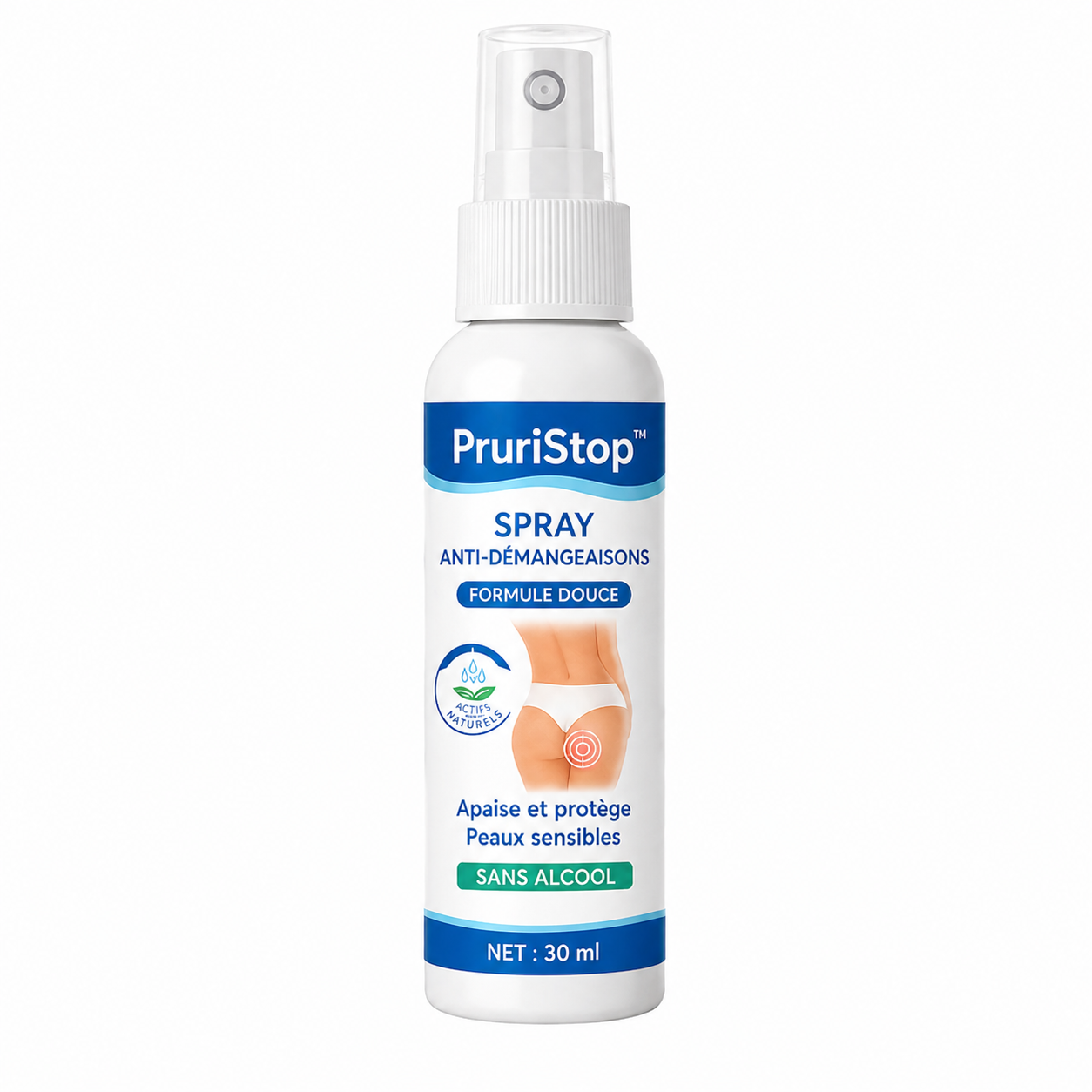 PruriStop™ Spray Anti-Démangeaisons | Éliminez le grattage et les mauvaises odeurs en seulement 48 heures chrono !