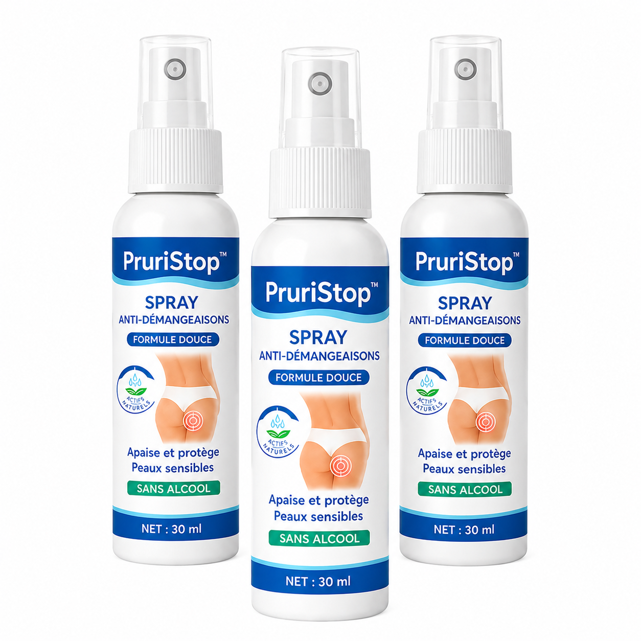 PruriStop™ Spray Anti-Démangeaisons | Éliminez le grattage et les mauvaises odeurs en seulement 48 heures chrono !