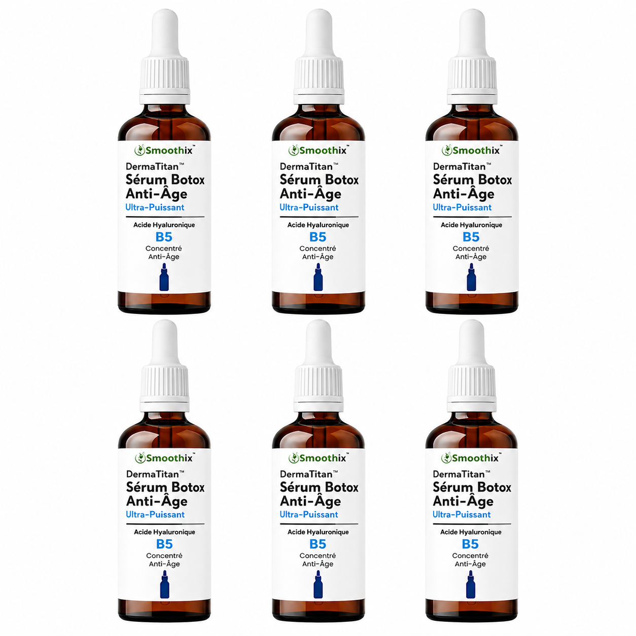 DermaTitan™ Sérum Botox Anti-Âge Ultra-Puissant | Lisse 98 % des rides en 15h – Sans piqûre, sans chirurgie !