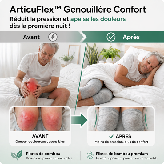 ArticuFlex™ Genouillère Confort | Réduit la pression et apaise les douleurs dès la première nuit !