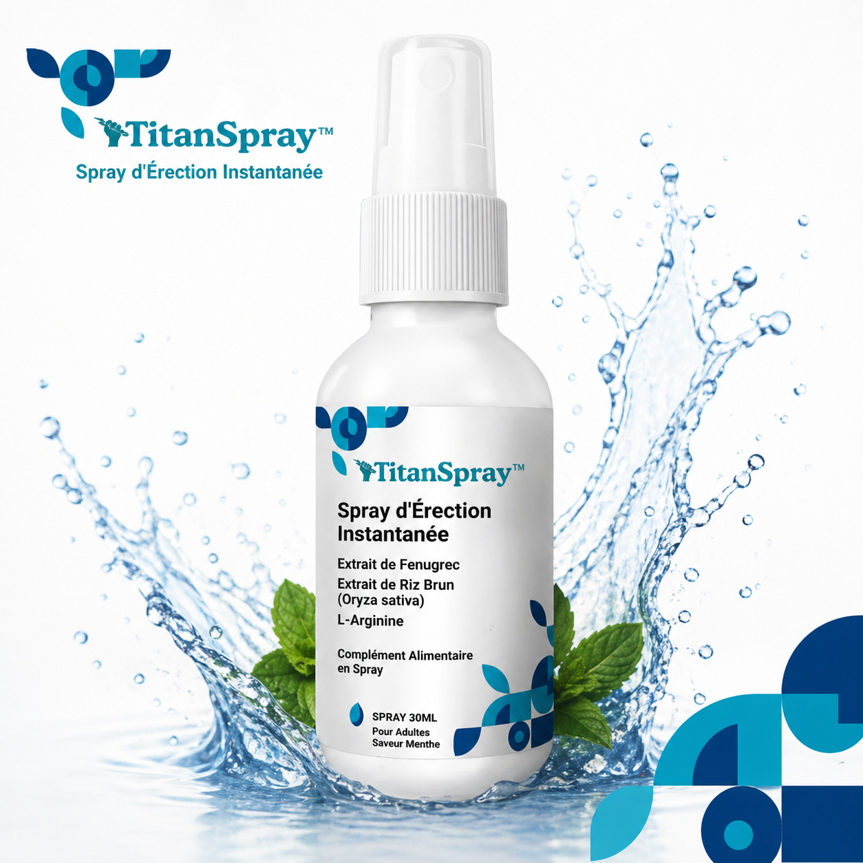 TitanSpray™ Spray d'Érection Instantanée | Dur comme la roche en seulement 43 secondes chrono !