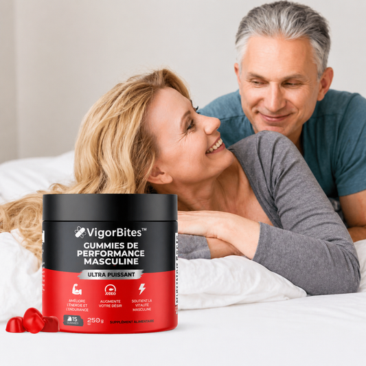 VigorBites™ Gummies Virilité au Maca | Obtenez une érection dure en 5 minutes, sans avaler de pilules !