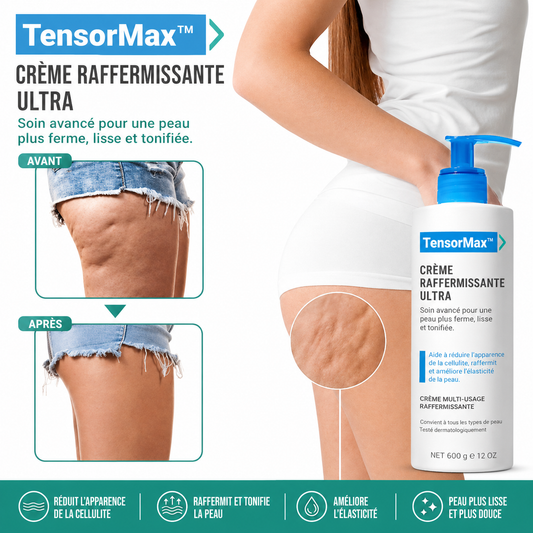 TensorMax™ Crème Raffermissante Ultra | Retend votre peau et gomme le relâchement en 5 jours chrono!