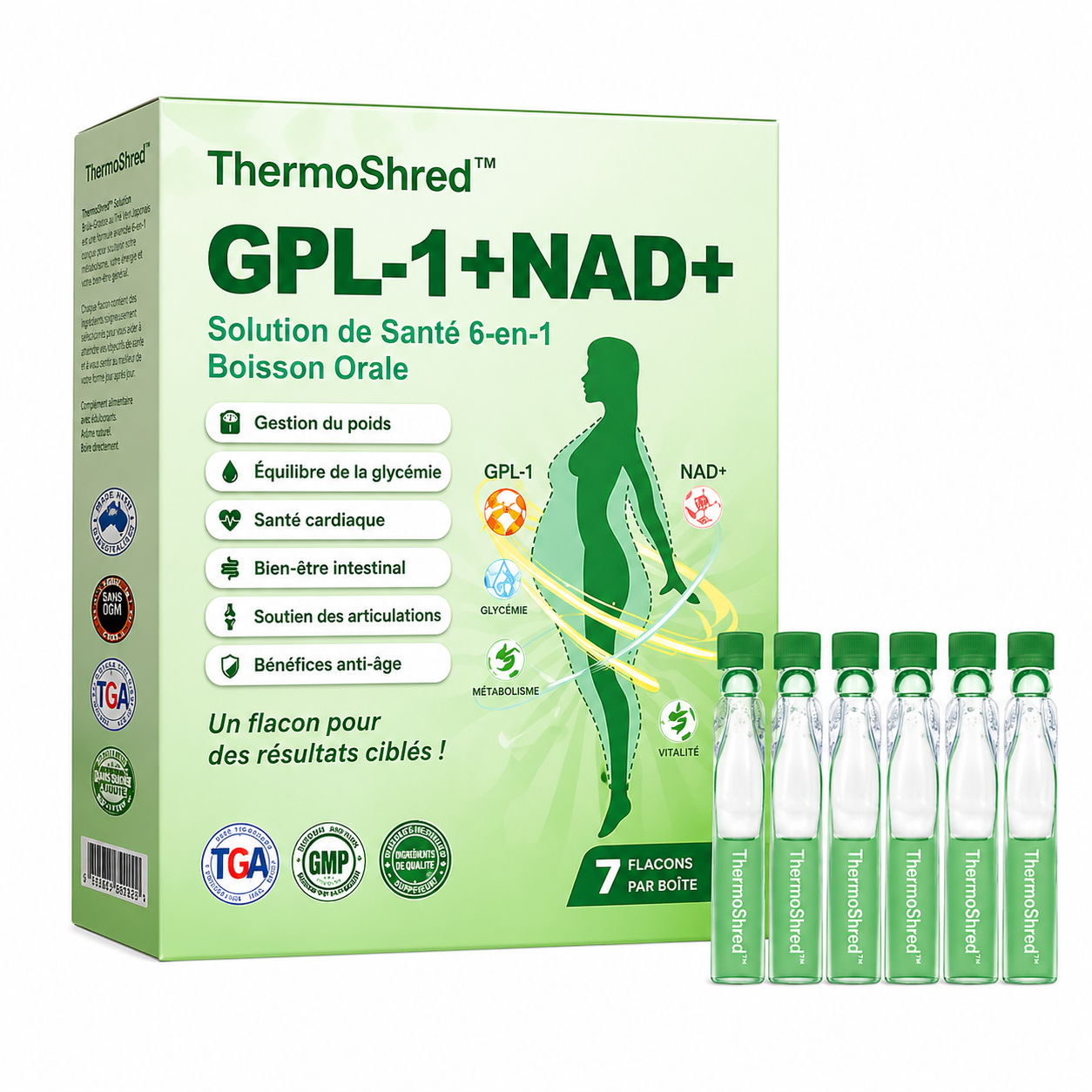 ThermoShred™ Solution Brûle-Graisse au Thé Vert Japonais | Dissout 5 kg de graisse abdominale en 7 jours — sans régime ni sport!