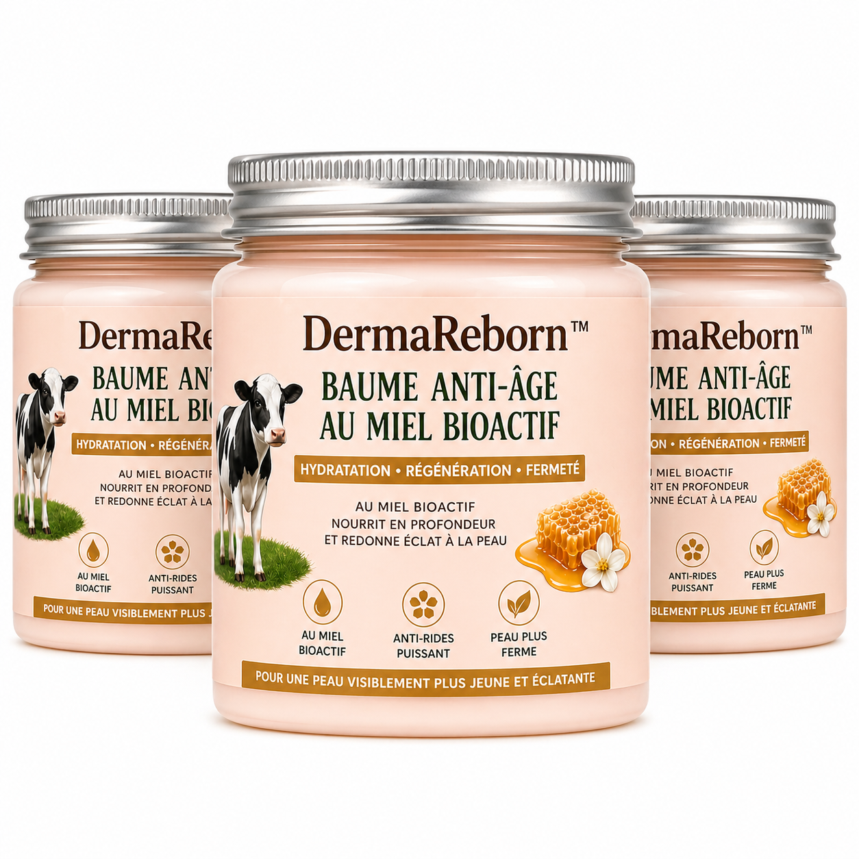 DermaReborn™ Baume Anti-Âge au Miel Bioactif | Efface 10 ans de rides en 5 jours – sans aiguille ni chirurgie!