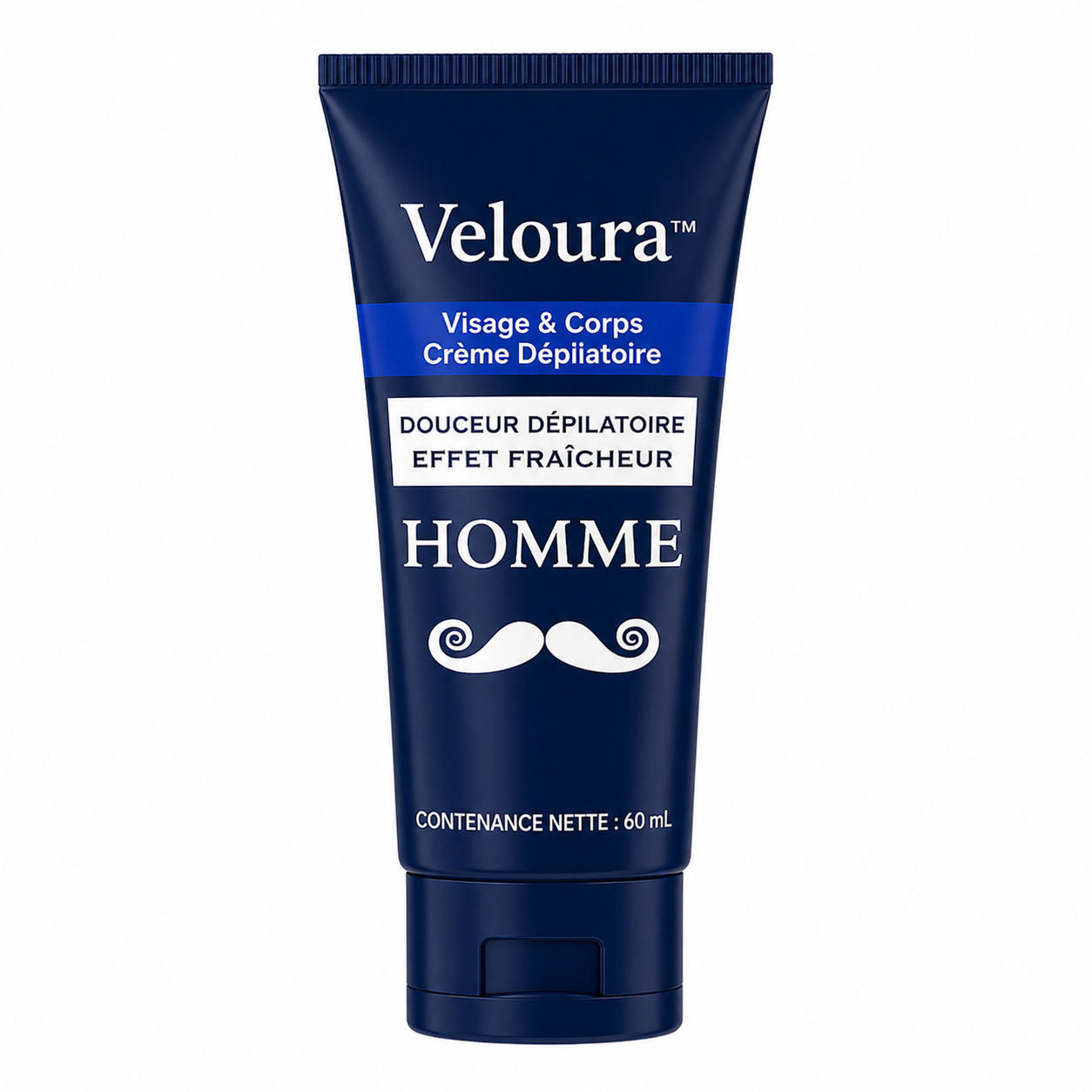 Veloura™ Crème Dépilatoire Visage & Corps | Éliminez tous vos poils en 3 minutes !