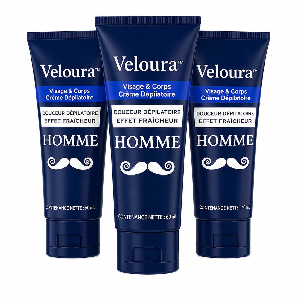 Veloura™ Crème Dépilatoire Visage & Corps | Éliminez tous vos poils en 3 minutes !