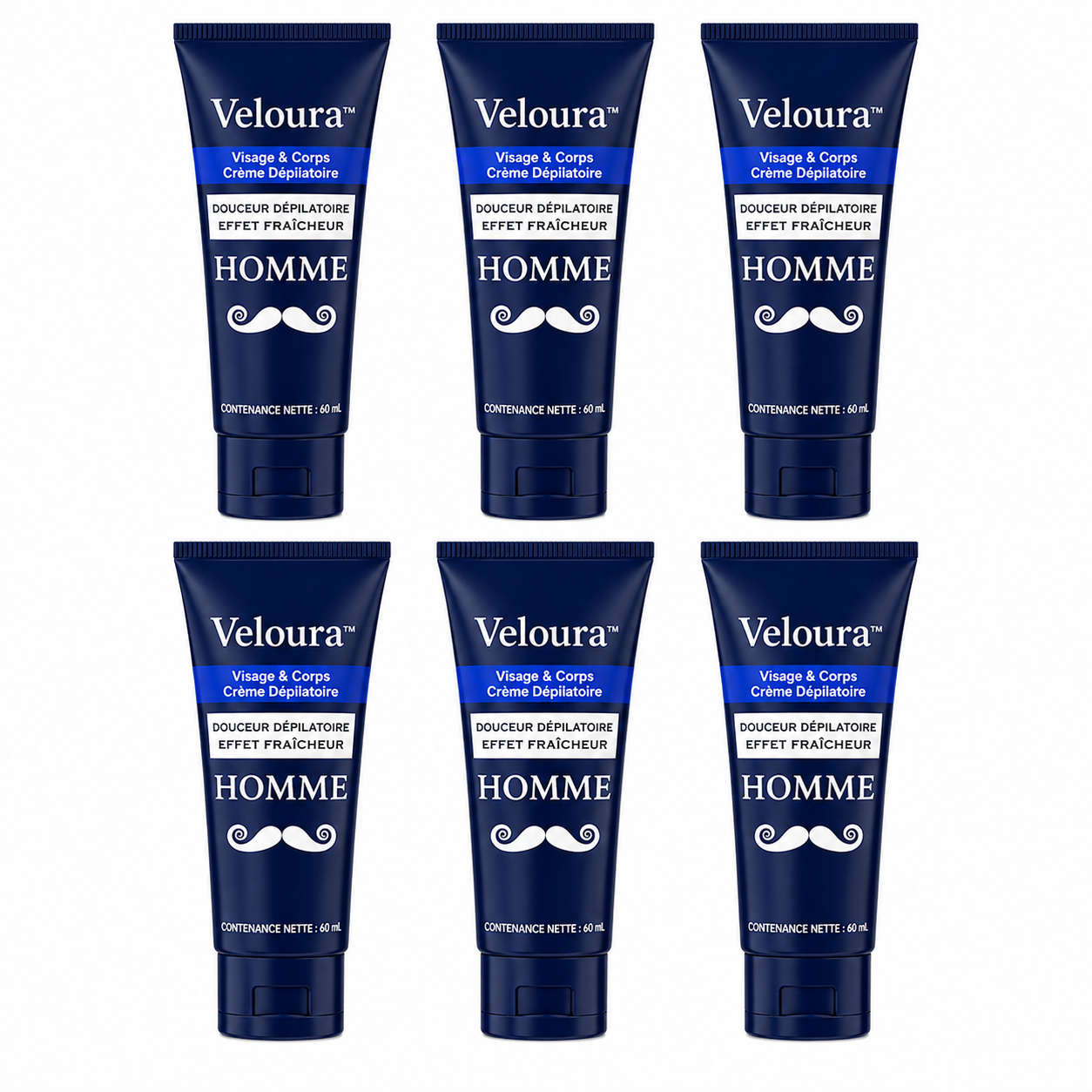 Veloura™ Crème Dépilatoire Visage & Corps | Éliminez tous vos poils en 3 minutes !
