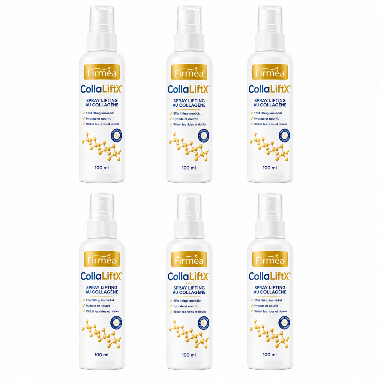 CollaLiftX™ Spray Lifting au Collagène | Retendez une peau relâchée en 24 heures chrono !