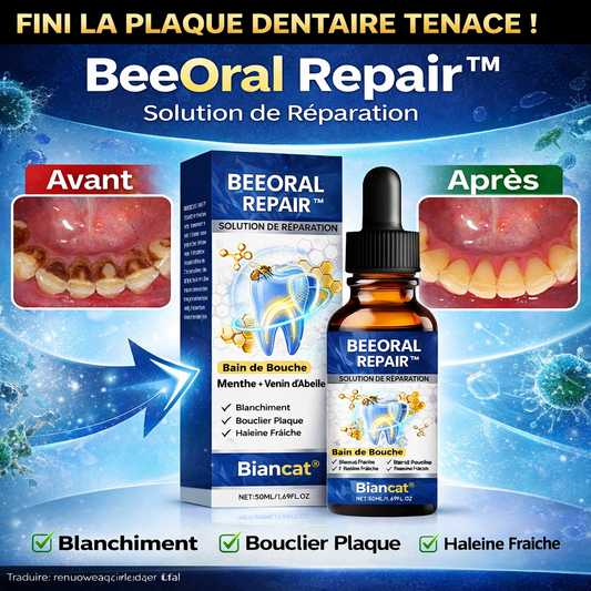 BeeOral Repair™ Solution Buccale | Répare vos gencives et renforce vos dents en 3 minutes !