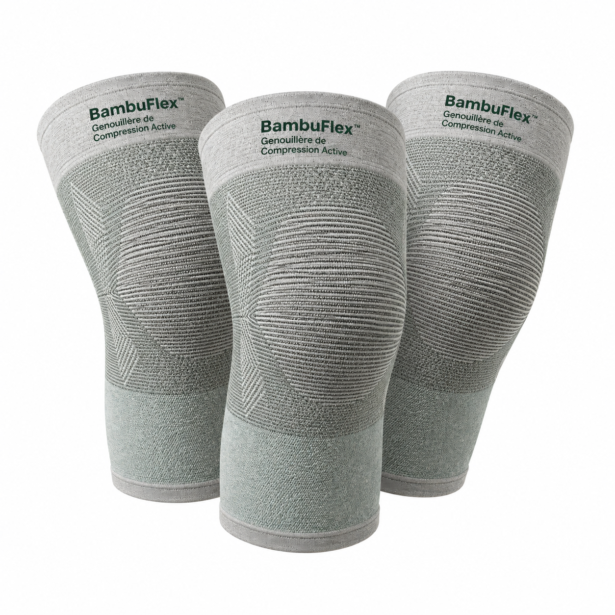 BambuFlex™ Genouillère de Compression Active | Supprime vos douleurs articulaires en 3 minutes chrono !