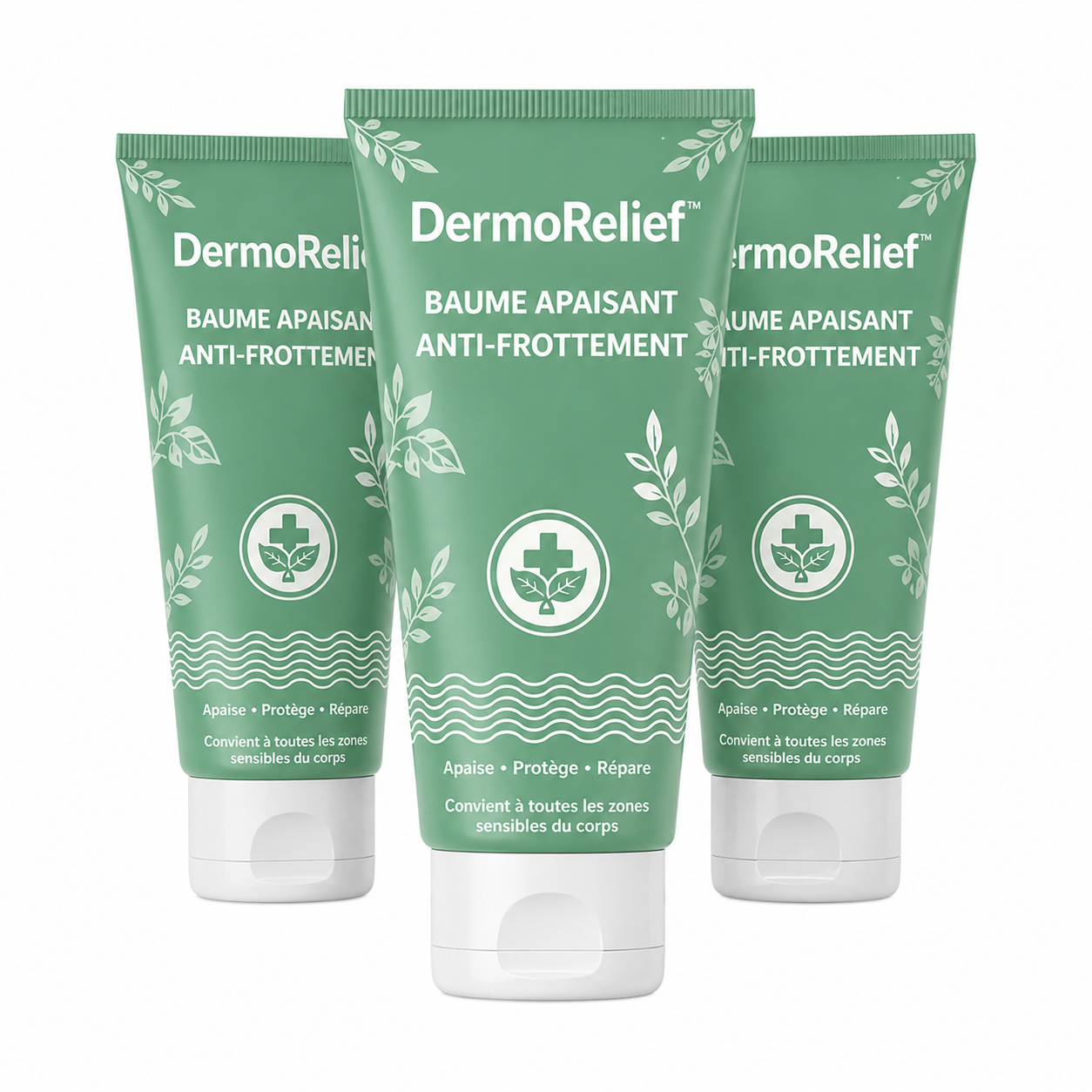 DermoRelief™ Baume Apaisant Anti-Frottement | Stoppez les brûlures et détruisez les champignons dès la première application !