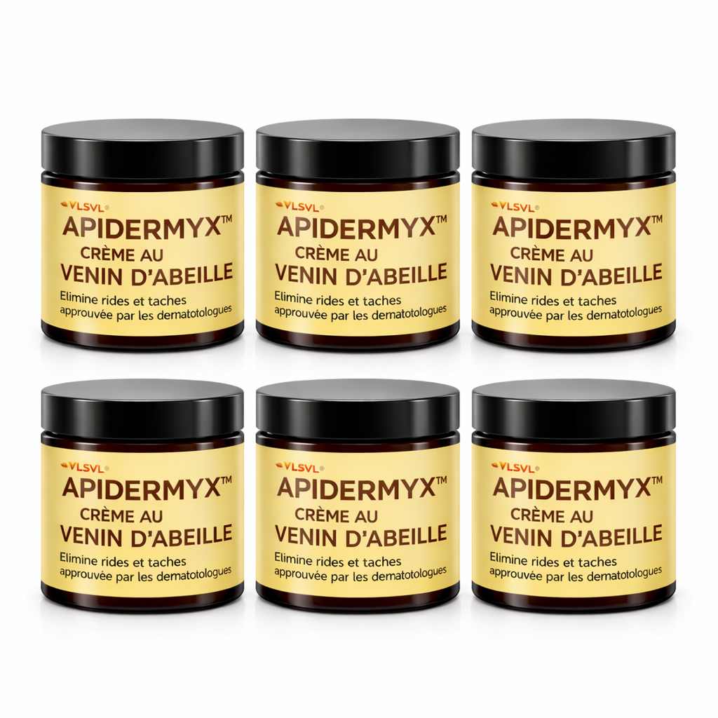 Apidermyx™ Crème au Venin d’Abeille | Élimine rides et taches en 3 minutes – approuvé par les dermatologues !
