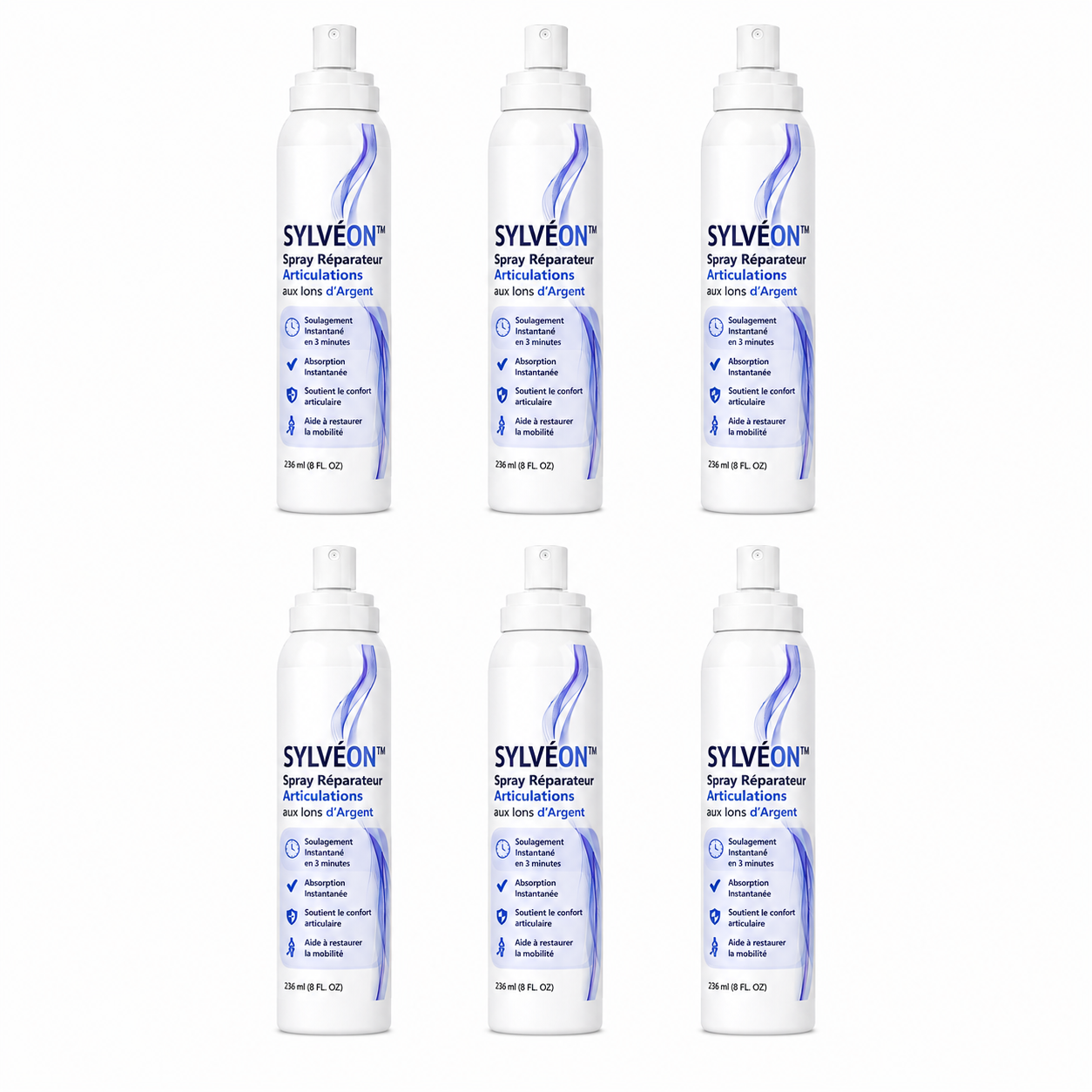 Sylvéon™ Spray Réparateur Articulations aux Ions d’Argent | Réparez les articulations et stoppez la douleur en 3 minutes !