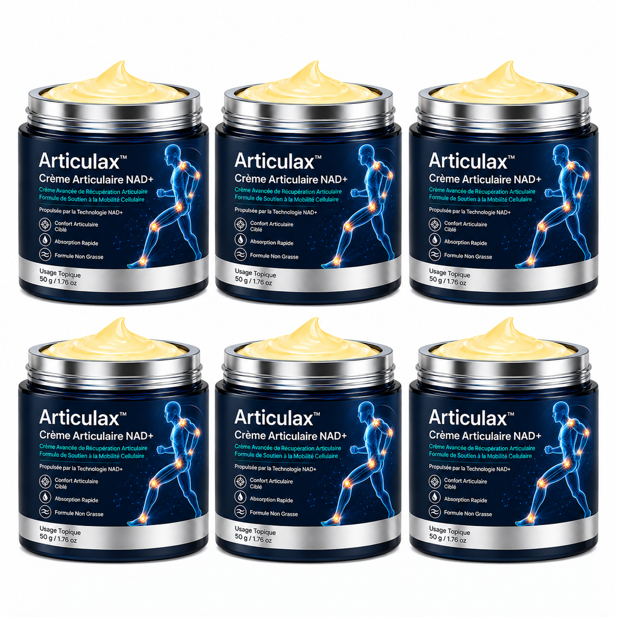 Articulax™ Crème Articulaire NAD+ | Soulage les articulations en 10 minutes!
