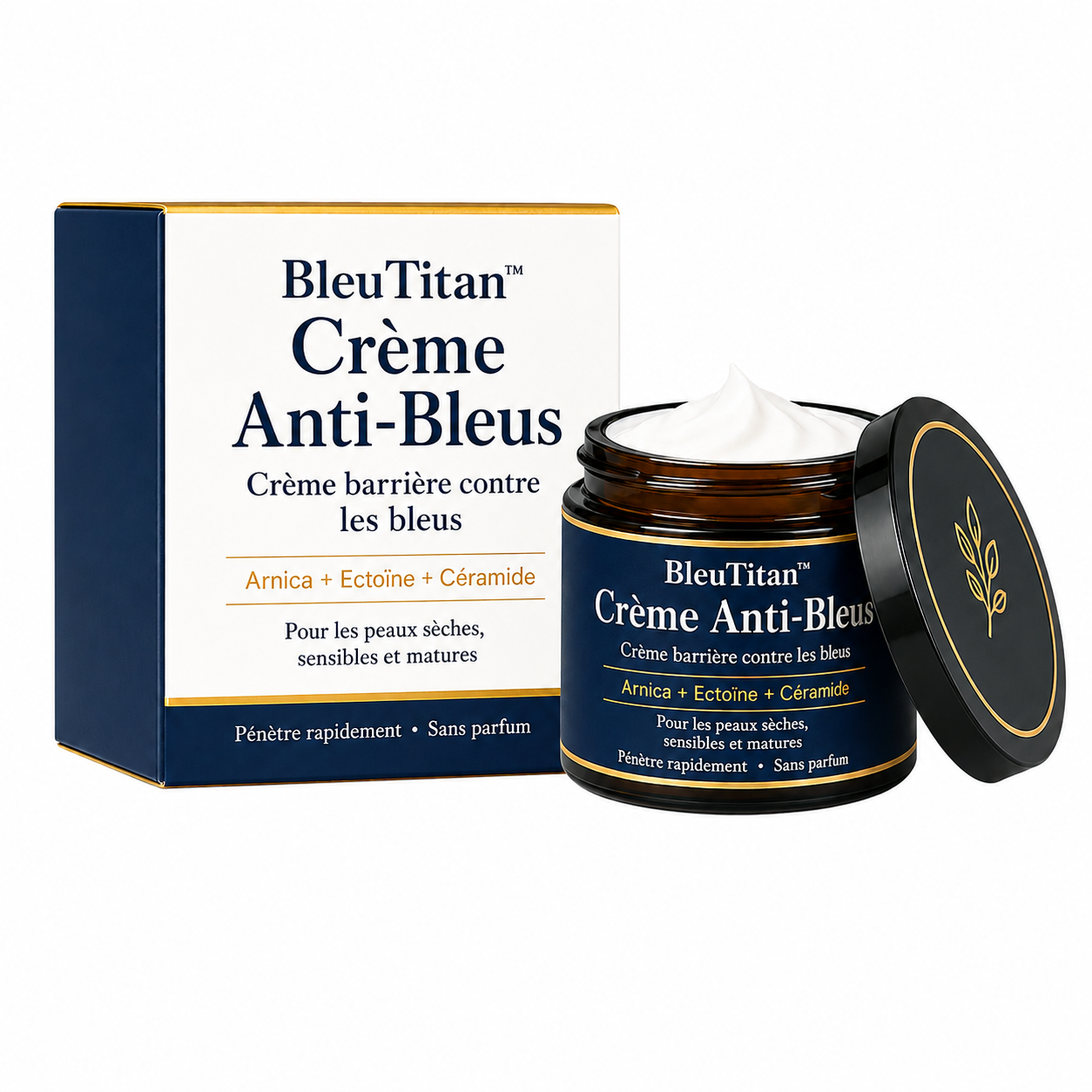 BleuTitan™ Crème Anti-Bleus | Effacez les taches violettes et renforcez votre peau en 7 jours !