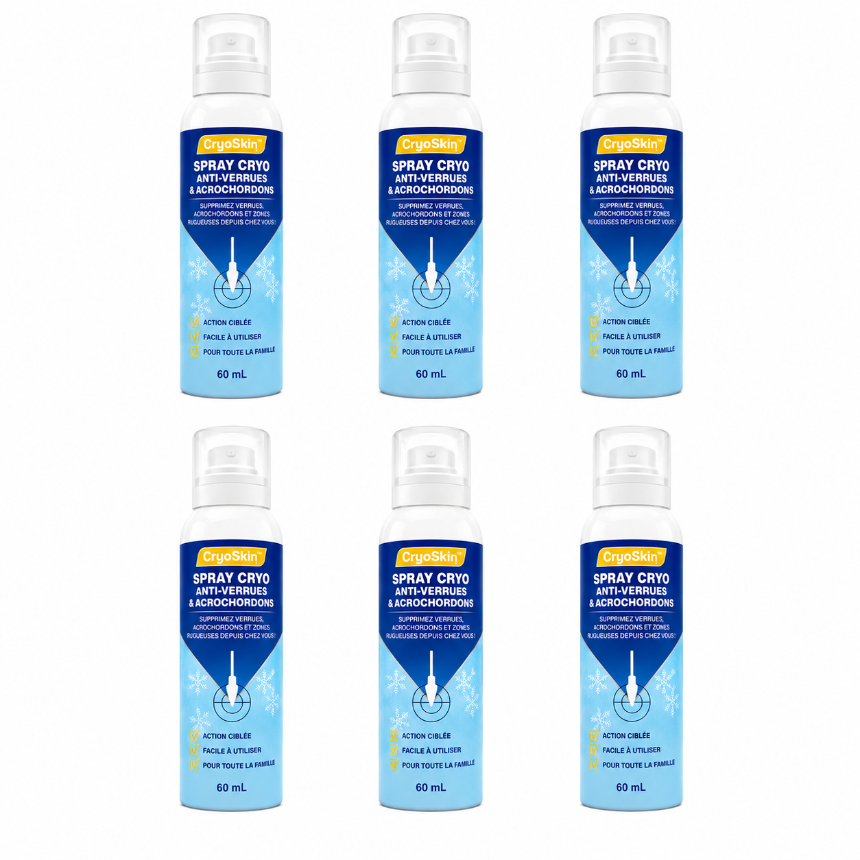 CryoSkin™ Spray Cryo Anti-Verrues & Acrochordons | Supprimez verrues, acrochordons et zones rugueuses depuis chez vous !