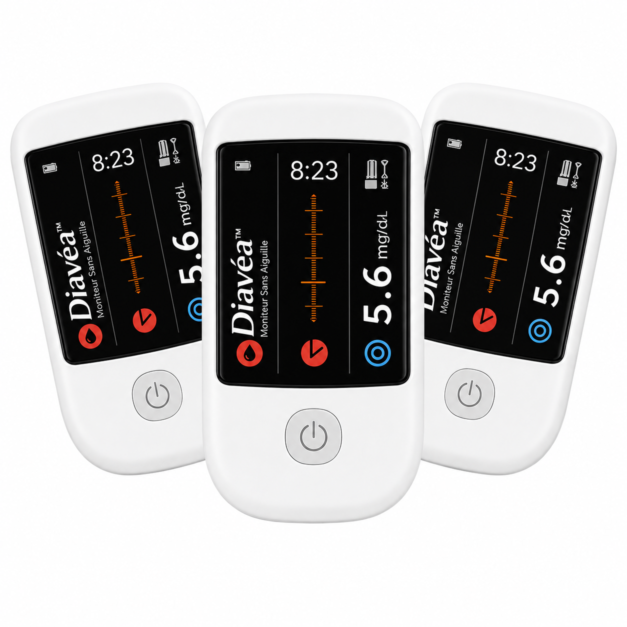 Diavéa™ Moniteur Sans Aiguille | Oubliez les piqûres, posez votre doigt et contrôlez votre glycémie en 5 secondes sans douleur !