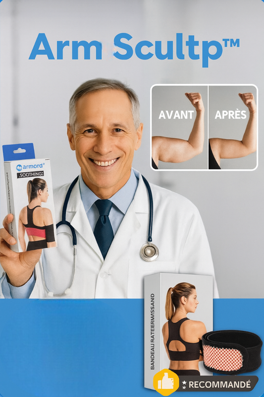 ArmSculpt™ Bandeau Raffermissant Révolutionnaire | Des bras visiblement plus fermes en 5 jours sans sport!