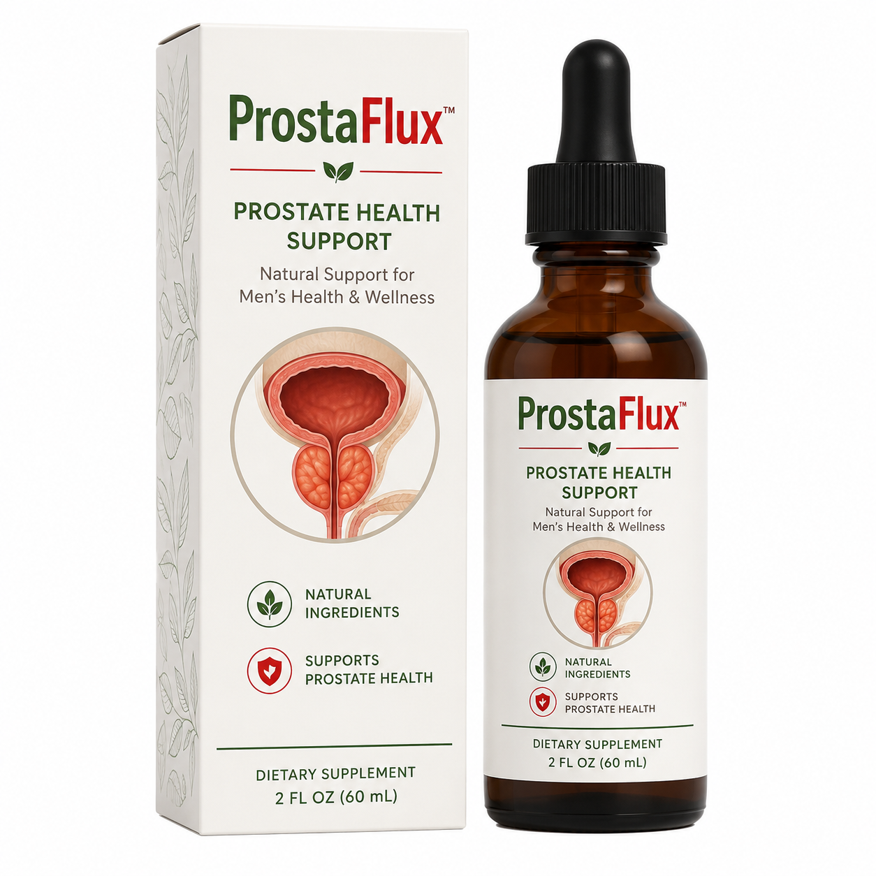 ProstaFlux™ Gouttes Prostate à Absorption Rapide | Retrouvez un jet puissant et dormez enfin sans courir aux toilettes !