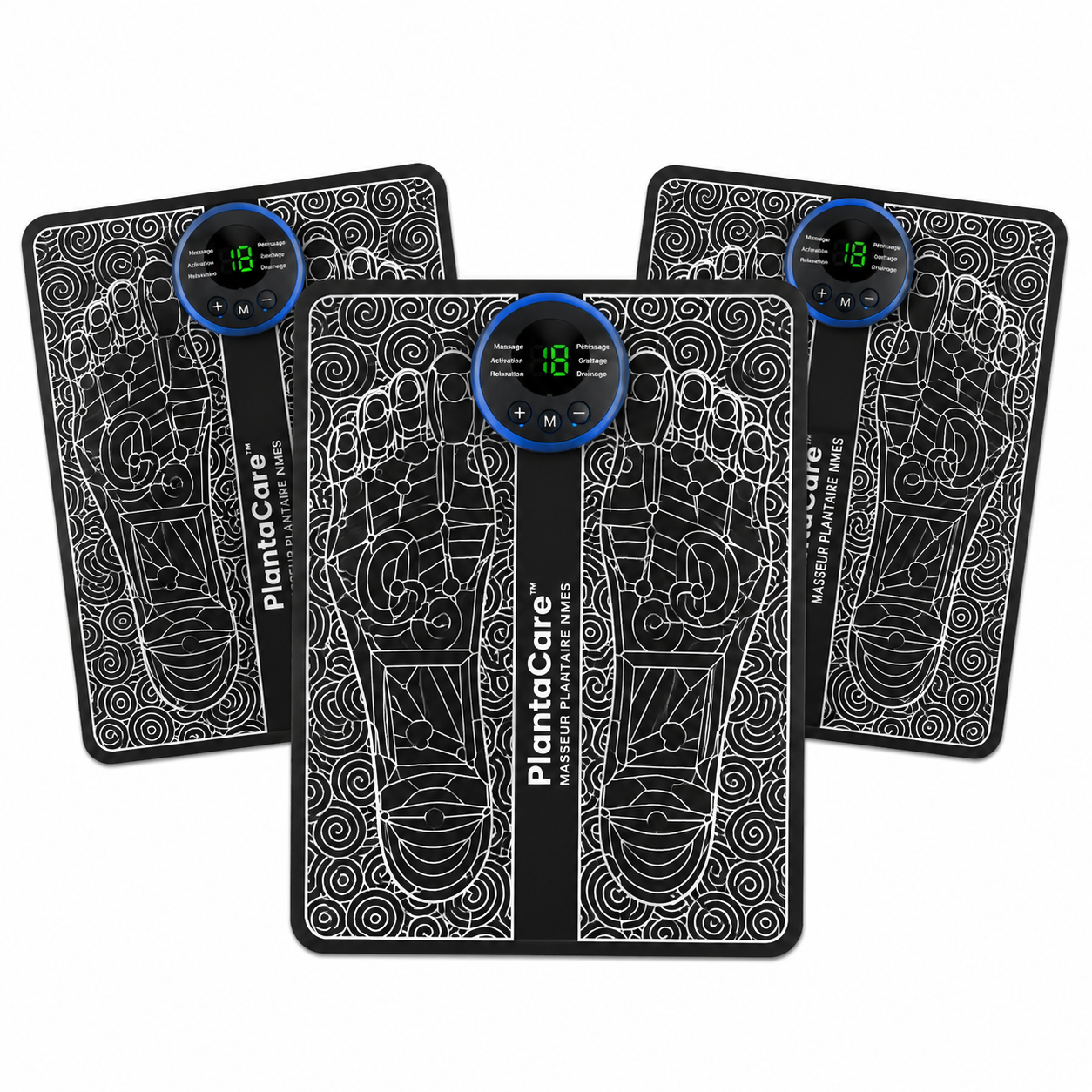PlantaCare™ Masseur Plantaire NMES | Éliminez les gonflements et retrouvez des jambes légères en seulement 15 minutes !