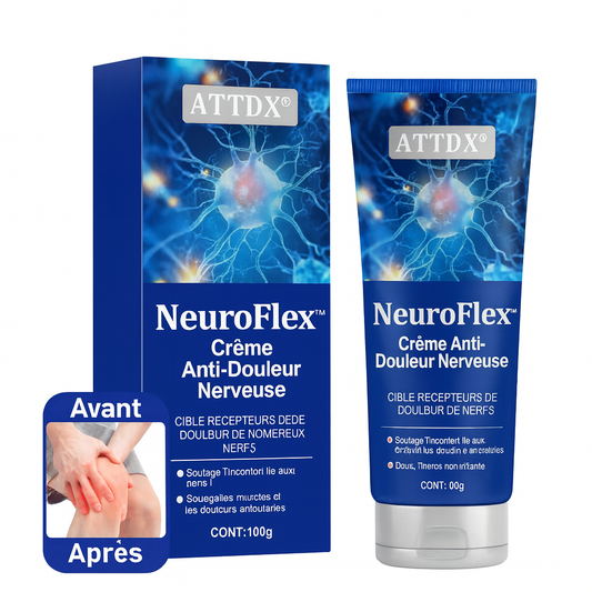NeuroFlex™ Crème Anti-Douleur Nerveuse | Soulage les nerfs endommagés en 10 minutes!