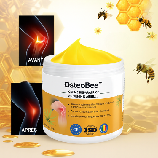 OsteoBee™ Crème Réparatrice au Venin d’Abeille | Régénère vos os et articulations en 10 minutes!