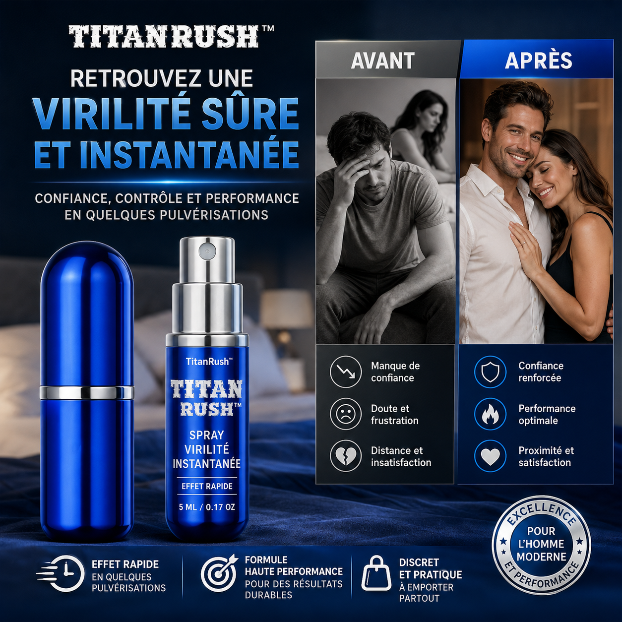 TitanRush™ Spray Virilité Instantanée | Retrouvez une érection dure et fiable en seulement 3 minutes !