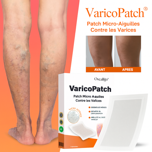 VaricoPatch™ Patch Micro-Aiguilles Contre les Varices | Élimine les Veines Bleues en 5 Jours!