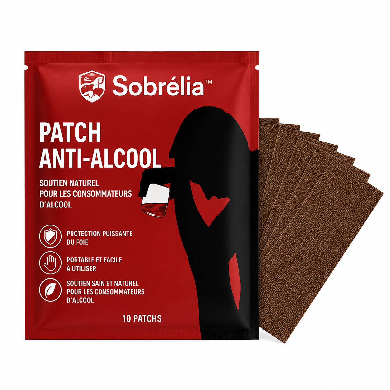 Sobrélia™ Patch Anti-Alcool | Stoppez les envies et reprenez le contrôle en 7 jours !