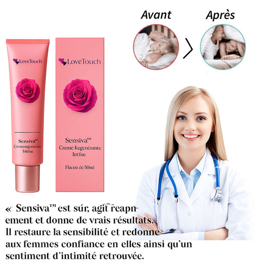 Sensiva™ Crème Régénérante Intime | Ravive 95 % du plaisir sexuel en seulement 24h – sans hormones ni chirurgie!
