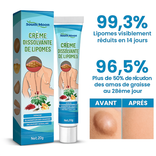 LipoGone™ Crème Dissolvante de Lipomes | Fait Fondre les Boules de Graisse en 7 Jours!