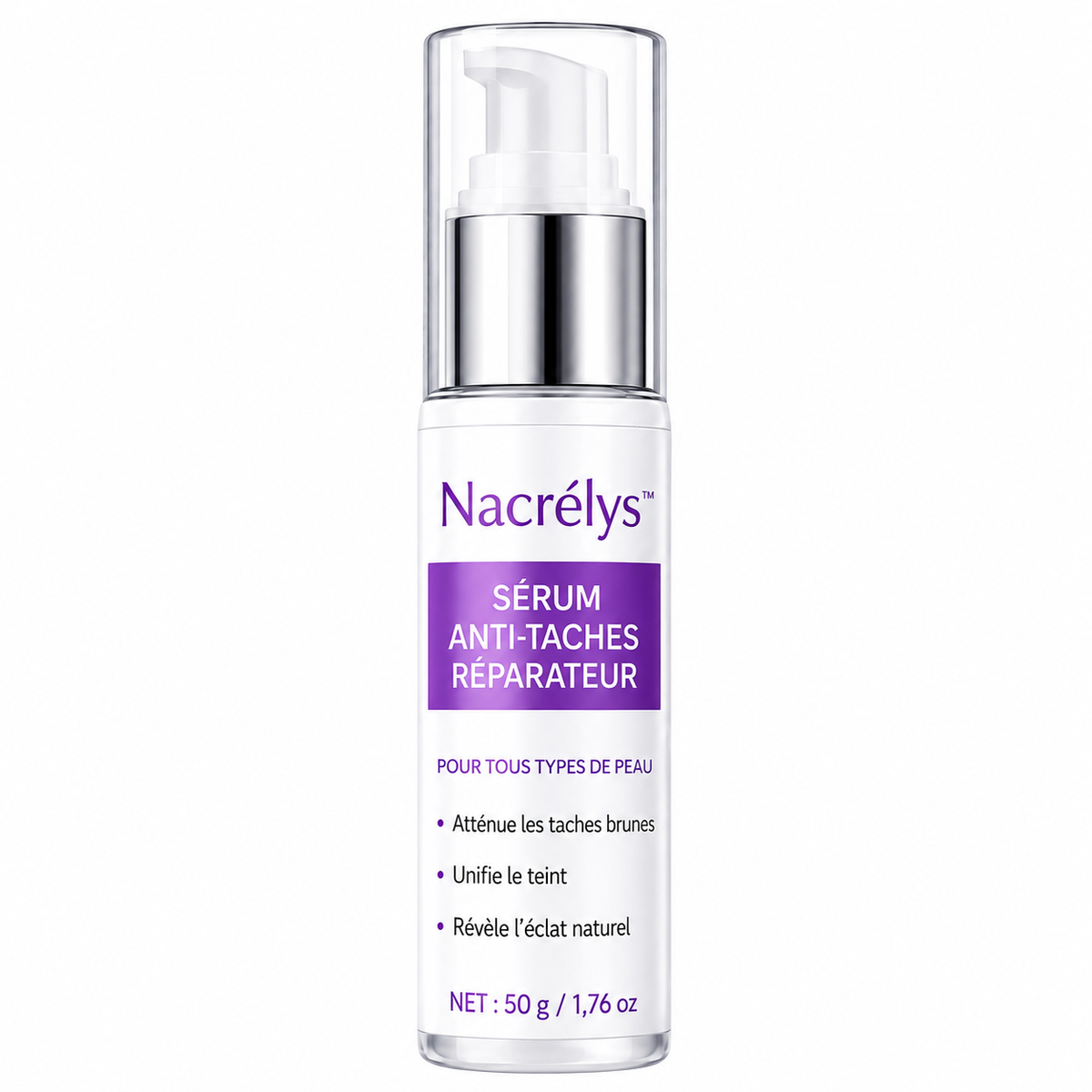 Nacrélys™ Sérum Anti-Taches Réparateur | Effacez vos taches brunes en 72 heures et révélez une peau éclatante !