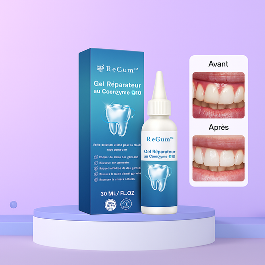 ReGum™ Gel Réparateur au Coenzyme Q10 | Fait repousser vos gencives en 4 jours seulement!