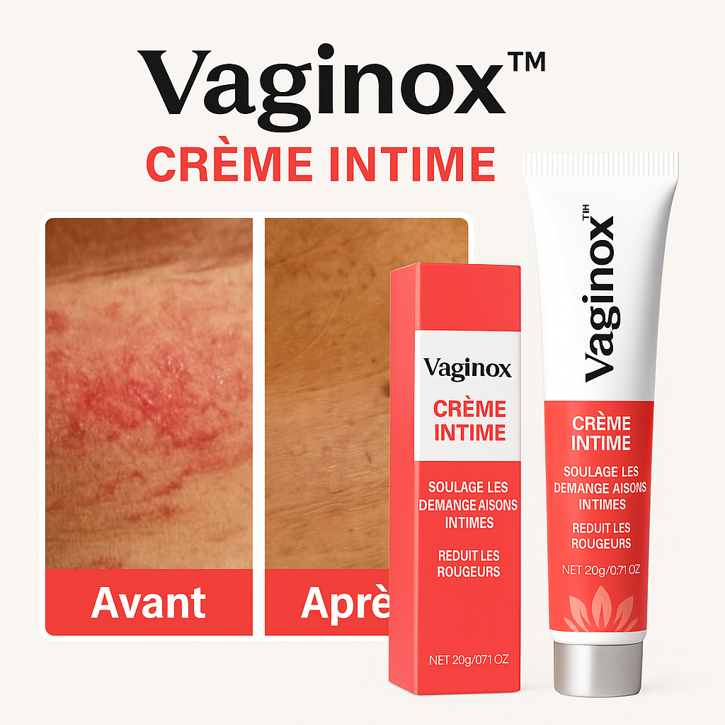 Vaginox™ Crème Intime | Stoppe les démangeaisons vaginales en 72h — même en cas de mycose sévère!