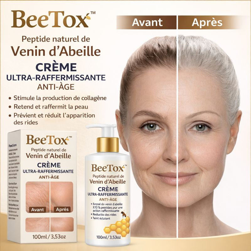 BeeTox™ Crème Ultra-Raffermissante au Venin d'Abeille | Efface les rides en 5 minutes !