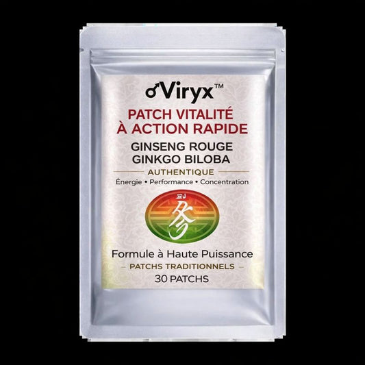 Viryx™ Patch Vitalité à Action Rapide | Retrouvez une érection en béton en 3 minutes !