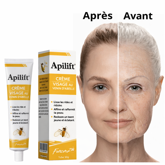 Apilift™ Crème Visage au Venin d’Abeille | Effacez vos rides les plus profondes en 5 minutes chrono !