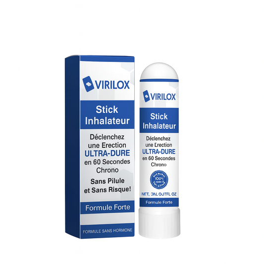 VIRILOX™ Stick Inhalateur | Déclenchez une Érection ULTRA-DURE en 60 Secondes Chrono – Sans Pilule et Sans Risque!