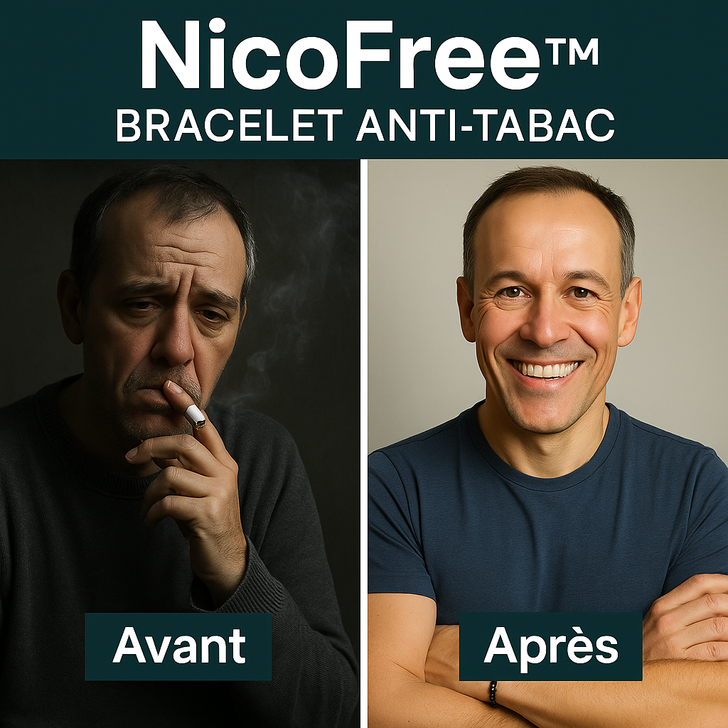 NicoFree™ Bracelet Anti-Tabac | Réduit l’envie de fumer de 91 % en seulement 5 jours!