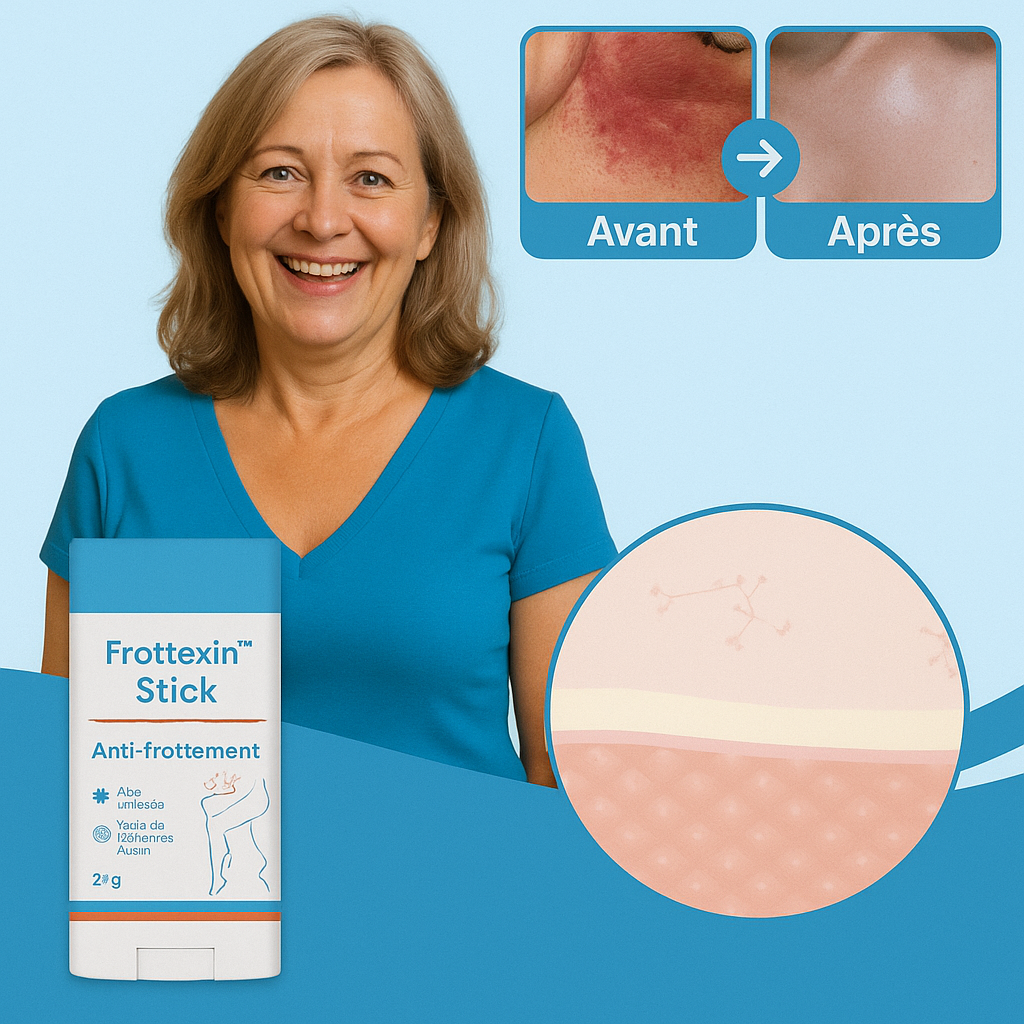 Frottexin™ Stick Anti-Frottement | Éliminez brûlures et rougeurs en 2 minutes !