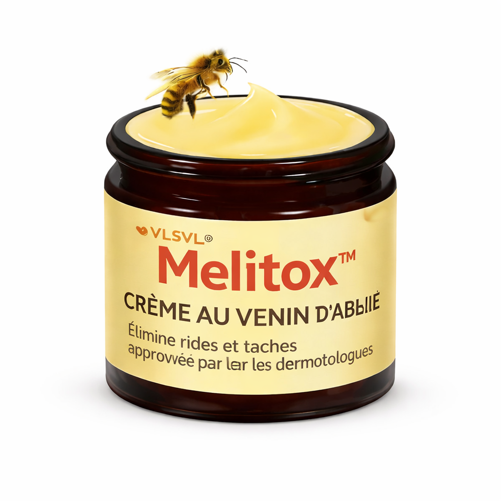 Melitox™ Crème au Venin d’Abeille | Efface rides et taches en 3 minutes – Peau visiblement plus jeune dès la première application !
