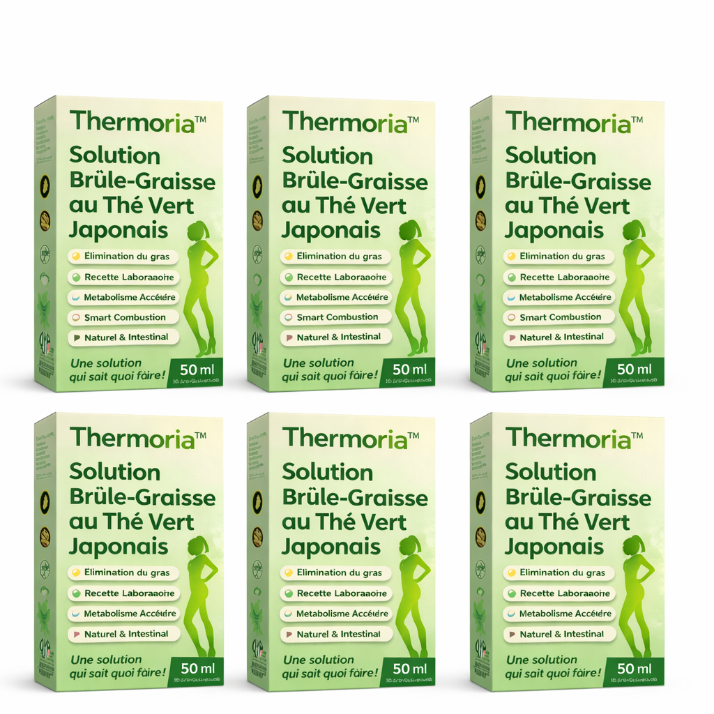 Thermoria™ Solution Brûle-Graisse au Thé Vert Japonais | Éliminez 5 kg de graisse abdominale en 7 jours !