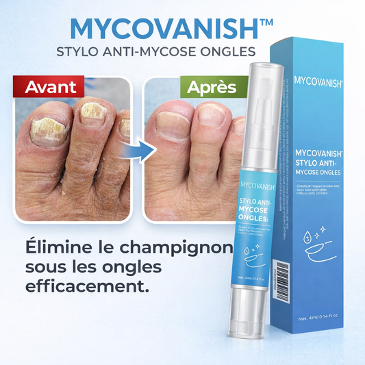 MycoVanish™ Stylo Anti-Mycose Ongles | Éliminez les champignons et retrouvez des ongles sains en 7 jours !