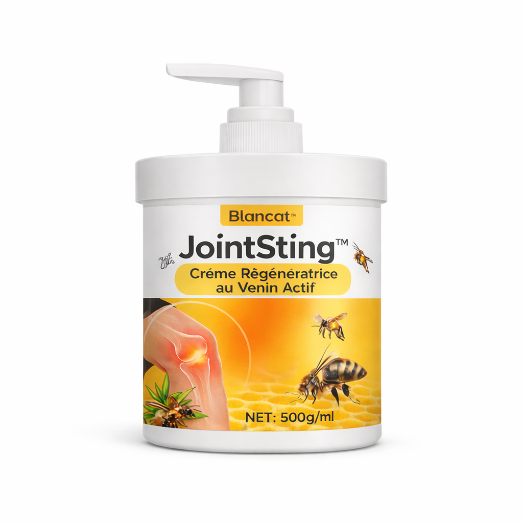JointSting™ Crème Régénératrice au Venin Actif | Stoppez net vos douleurs articulaires dès la première application !