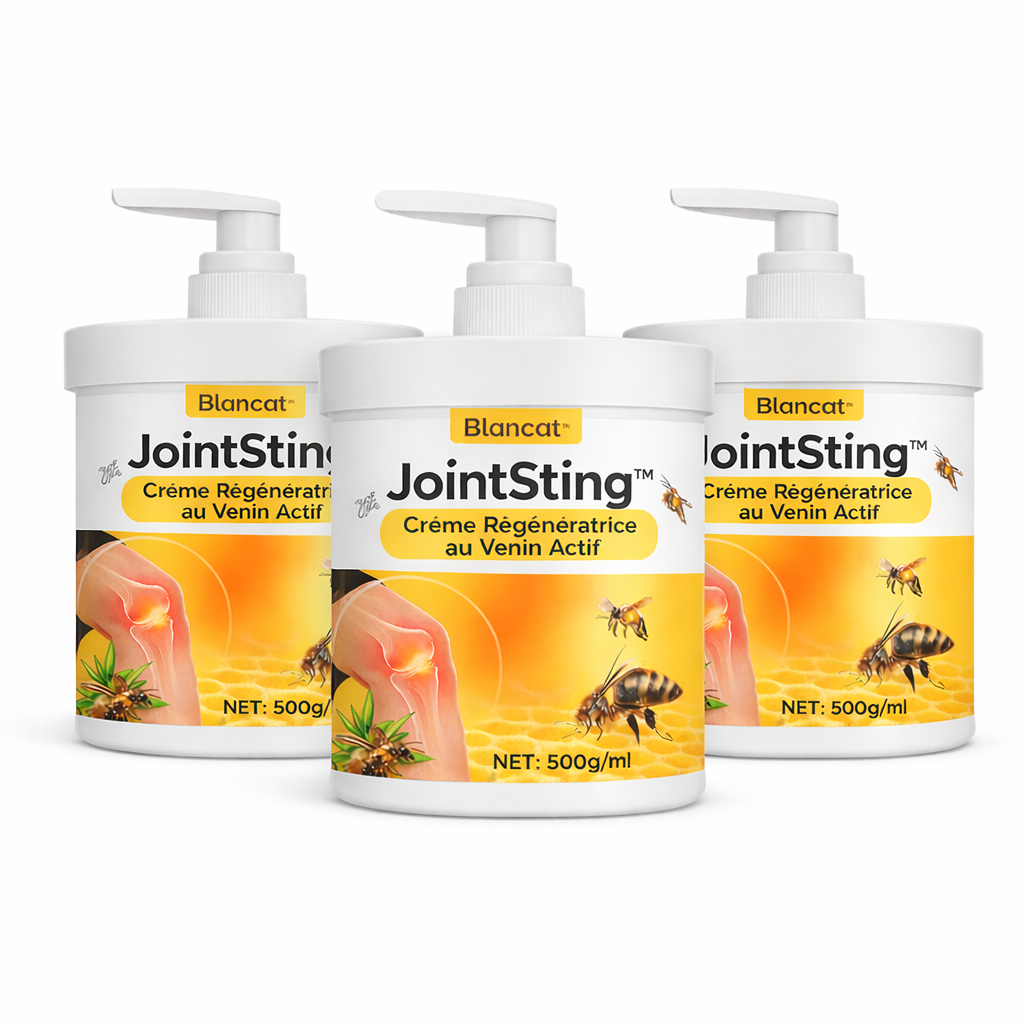 JointSting™ Crème Régénératrice au Venin Actif | Stoppez net vos douleurs articulaires dès la première application !