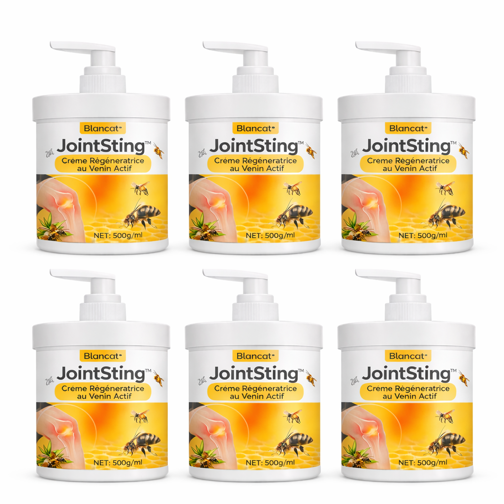 JointSting™ Crème Régénératrice au Venin Actif | Stoppez net vos douleurs articulaires dès la première application !